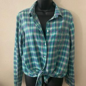 Jcrew long sleeve flannel shirt